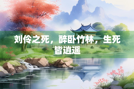 刘伶之死，醉卧竹林，生死皆逍遥