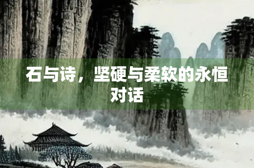 石与诗，坚硬与柔软的永恒对话