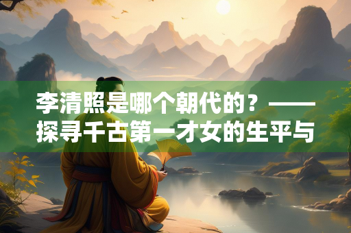 李清照是哪个朝代的？——探寻千古第一才女的生平与时代