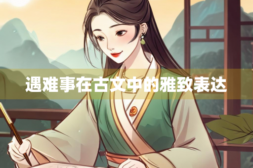遇难事在古文中的雅致表达