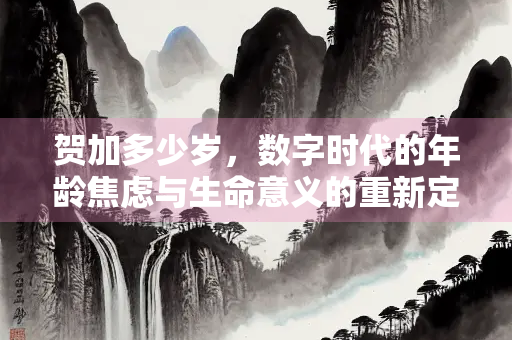 贺加多少岁，数字时代的年龄焦虑与生命意义的重新定义