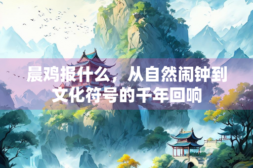 晨鸡报什么，从自然闹钟到文化符号的千年回响