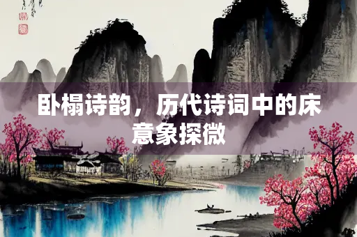 卧榻诗韵，历代诗词中的床意象探微