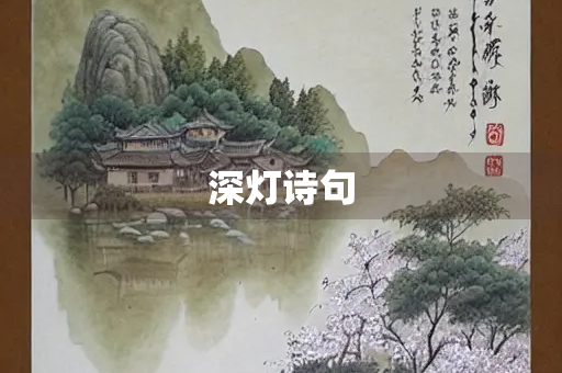 深灯诗句