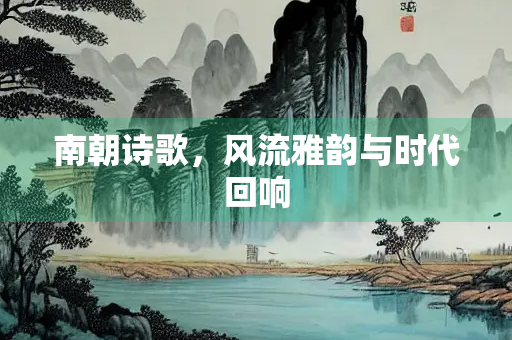 南朝诗歌，风流雅韵与时代回响