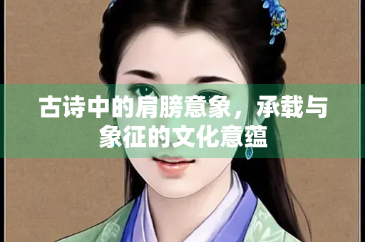 古诗中的肩膀意象，承载与象征的文化意蕴