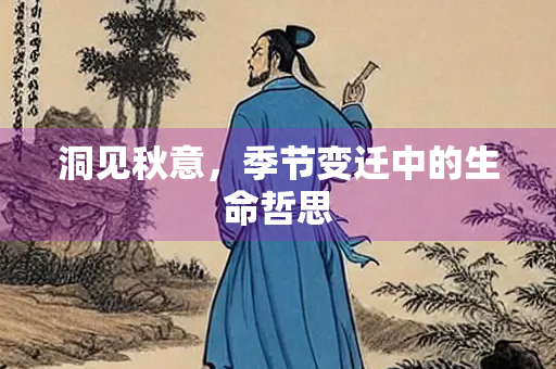 洞见秋意，季节变迁中的生命哲思