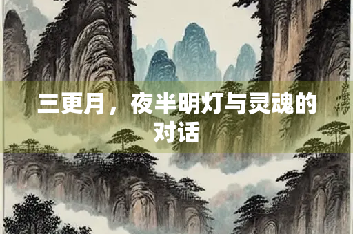 三更月，夜半明灯与灵魂的对话