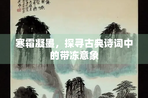 寒霜凝墨，探寻古典诗词中的带冻意象