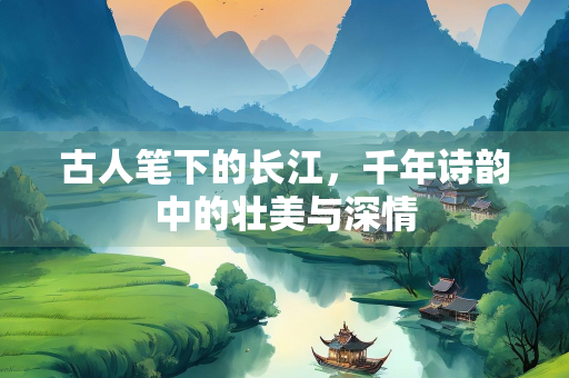 古人笔下的长江，千年诗韵中的壮美与深情