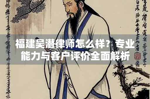福建吴潜律师怎么样？专业能力与客户评价全面解析