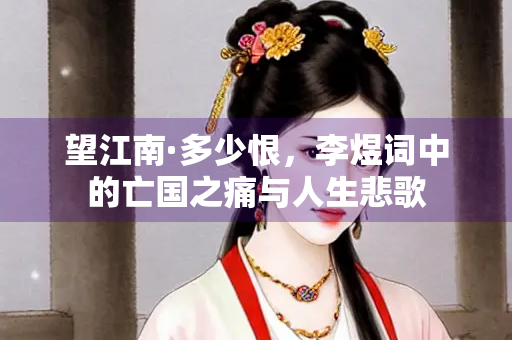 望江南·多少恨，李煜词中的亡国之痛与人生悲歌