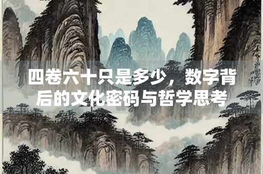 四卷六十只是多少，数字背后的文化密码与哲学思考