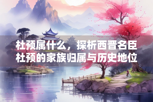 杜预属什么，探析西晋名臣杜预的家族归属与历史地位