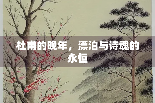 杜甫的晚年，漂泊与诗魂的永恒