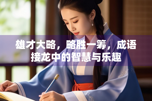 雄才大略，略胜一筹，成语接龙中的智慧与乐趣