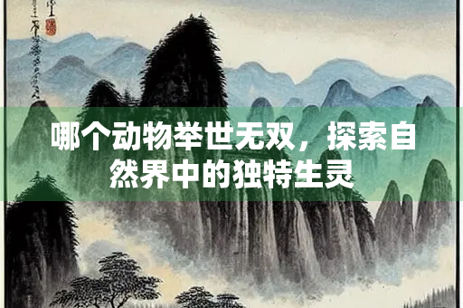 哪个动物举世无双，探索自然界中的独特生灵