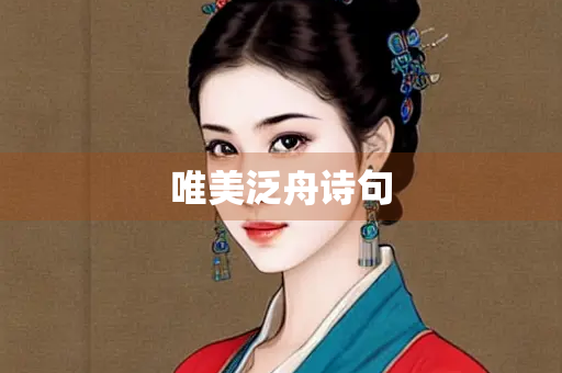 唯美泛舟诗句