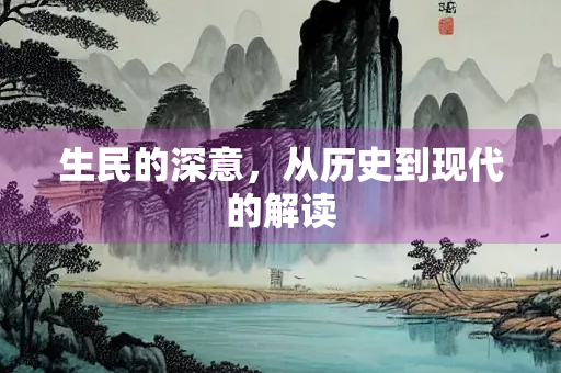 生民的深意，从历史到现代的解读