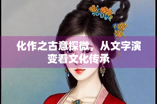 化作之古意探微，从文字演变看文化传承