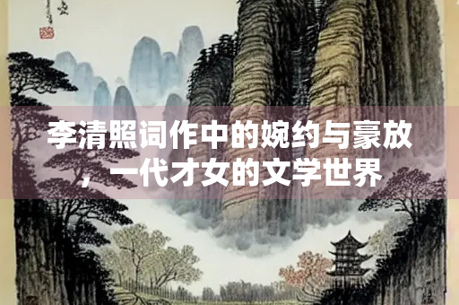 李清照词作中的婉约与豪放，一代才女的文学世界