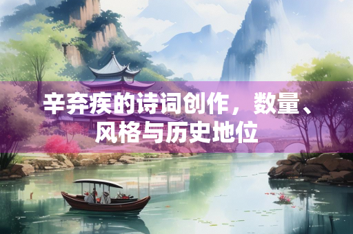 辛弃疾的诗词创作，数量、风格与历史地位