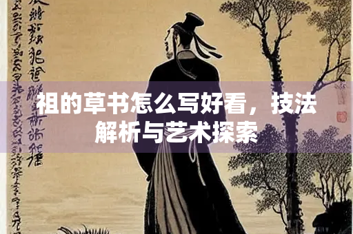 祖的草书怎么写好看，技法解析与艺术探索