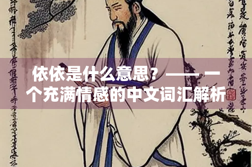 依依是什么意思？—— 一个充满情感的中文词汇解析