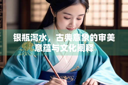 银瓶泻水，古典意象的审美意蕴与文化阐释