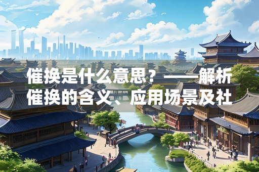 催换是什么意思？——解析催换的含义、应用场景及社会影响