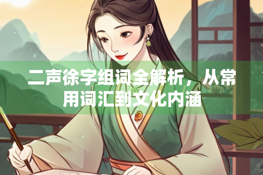 二声徐字组词全解析，从常用词汇到文化内涵