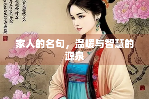 家人的名句，温暖与智慧的源泉