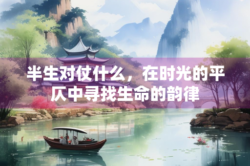 半生对仗什么，在时光的平仄中寻找生命的韵律