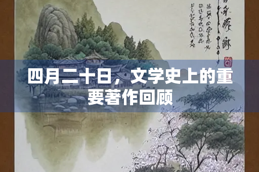四月二十日，文学史上的重要著作回顾