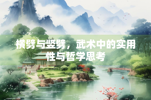 横劈与竖劈，武术中的实用性与哲学思考