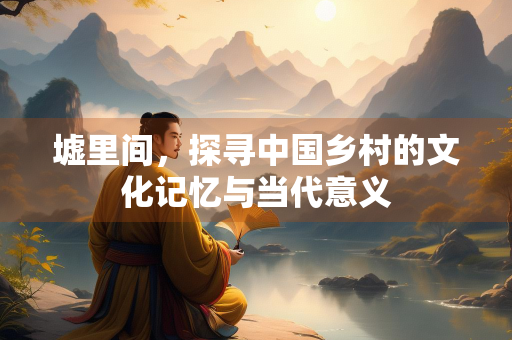 墟里间，探寻中国乡村的文化记忆与当代意义