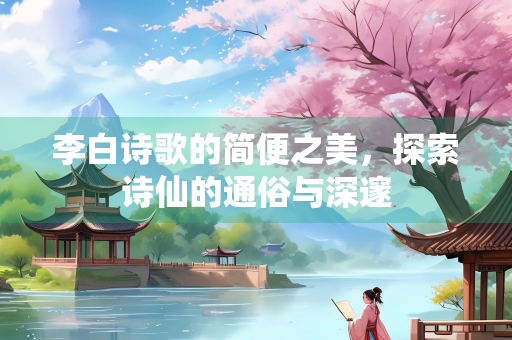 李白诗歌的简便之美，探索诗仙的通俗与深邃
