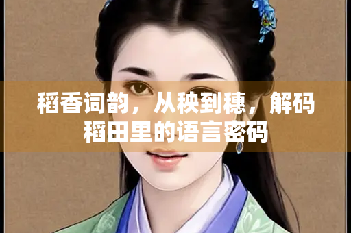 稻香词韵，从秧到穗，解码稻田里的语言密码