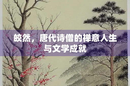 皎然，唐代诗僧的禅意人生与文学成就