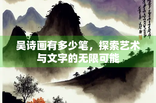 吴诗画有多少笔，探索艺术与文字的无限可能