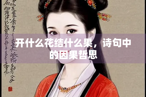 开什么花结什么果，诗句中的因果哲思