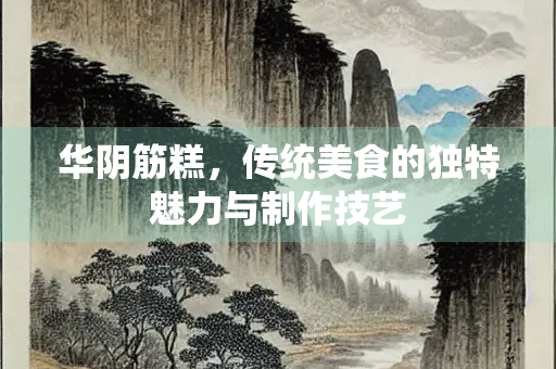 华阴筋糕，传统美食的独特魅力与制作技艺