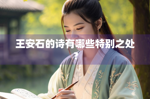 王安石的诗有哪些特别之处？