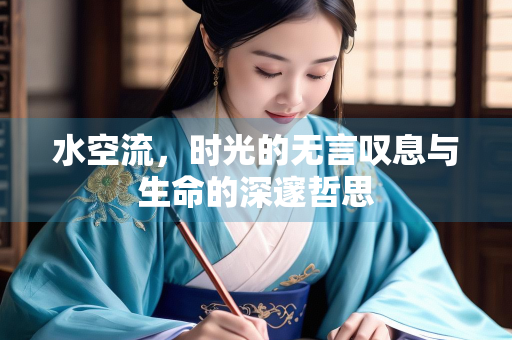 水空流，时光的无言叹息与生命的深邃哲思