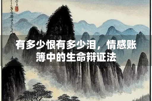 有多少恨有多少泪，情感账簿中的生命辩证法