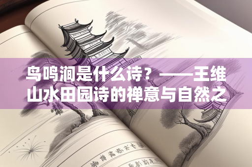 鸟鸣涧是什么诗？——王维山水田园诗的禅意与自然之美