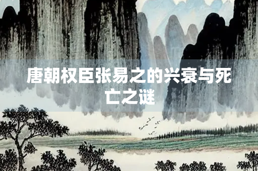 唐朝权臣张易之的兴衰与死亡之谜