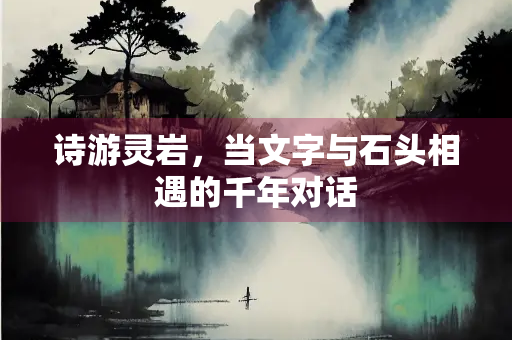诗游灵岩，当文字与石头相遇的千年对话