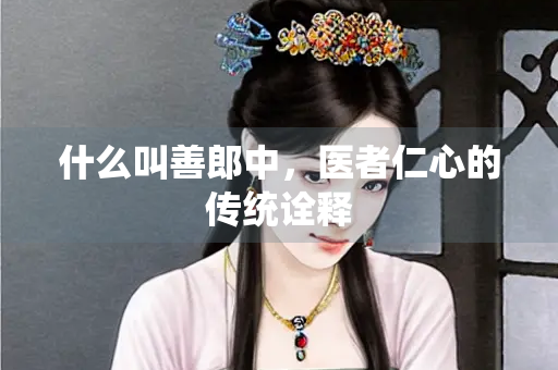 什么叫善郎中，医者仁心的传统诠释