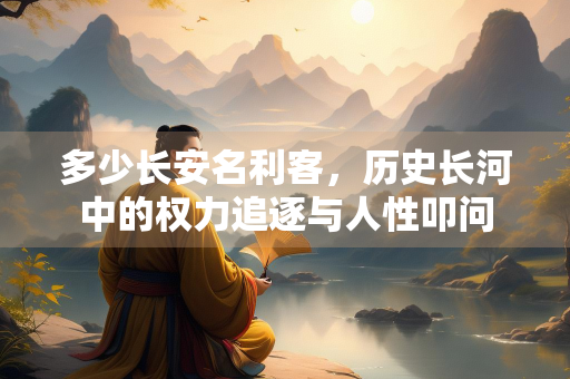 多少长安名利客，历史长河中的权力追逐与人性叩问